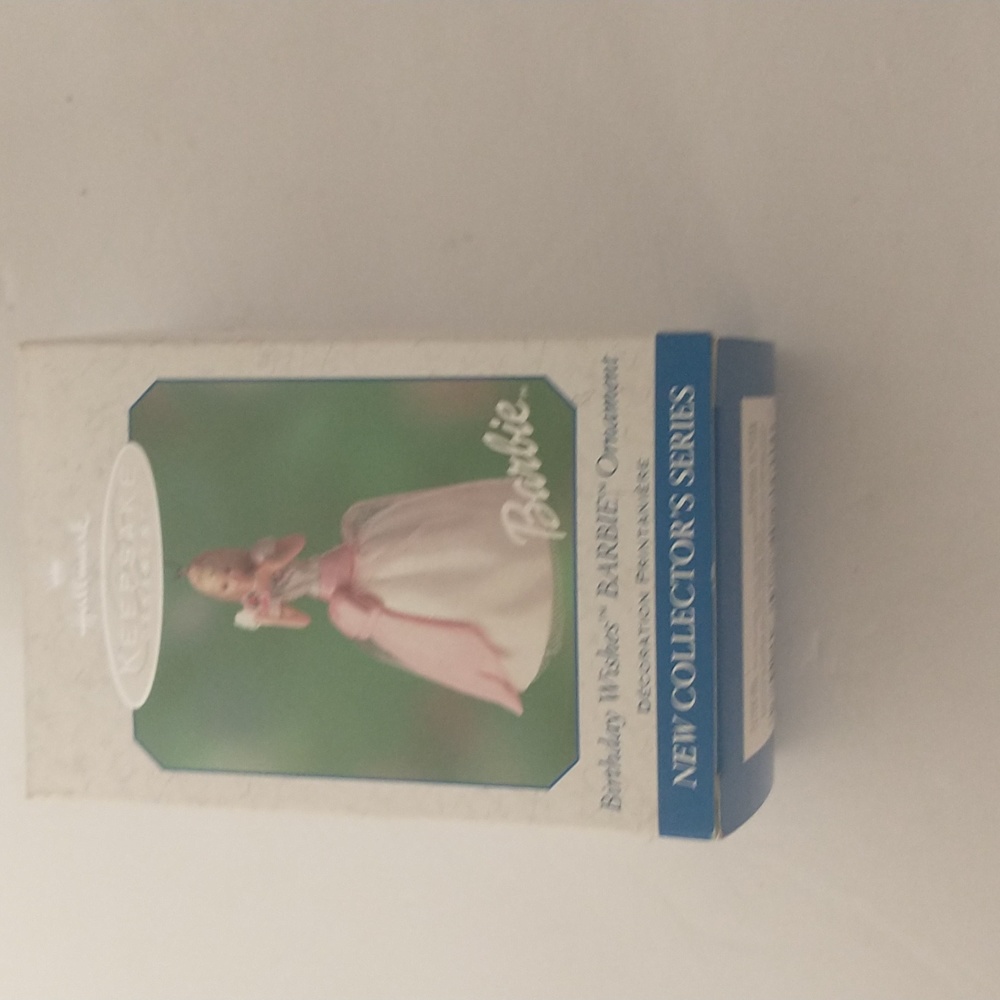 Barbie birthday wishes ornament